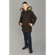 Підліткова зимова куртка парку корчневая West-Fashion М-107 42/164 - зображення 1
