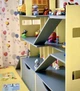 Парковка-гараж для детских машинок 102х103х30 см МДФ, многоуровневая (серо-желтая) 1104 - изображение 8