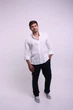 Рубашка ZIBSTUDIO лён длинный рукав S Белая (6157122) - изображение 2