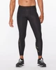 Мужские компрессионные тайтсы 2XU, MCS X Training Compression Tights, S, черный/золотой логотип - изображение 1