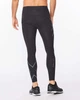 Мужские компрессионные тайтсы 2XU, MCS Run Compression Tight w Back Stor, XL, черный/черный отражающий логотип - изображение 2