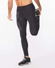 Мужские компрессионные тайтсы 2XU, MCS Run Compression Tight w Back Stor, XL, черный/черный отражающий логотип - изображение 4