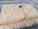 Меховой двухсторонний плед покрывало Норка Premium Collection Евро 200x220 Персиковый - зображення 5