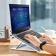 Підставка для ноутбука/планшета Baseus Mesh Portable silver - зображення 3