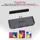 USB-C хаб 4-в-1 Promate PadHub-Pro USB-C PD / HDMI / USB 3.0 / AUX 3.5 мм Grey (padhub-pro.grey) - зображення 6