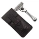 Станок для гоління Parker TRAVM3 MACH 3 Travel Razor With Leather Case - изображение 1