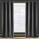 Дизайнерская штора EuroFirany DESIGN 91 PARISA 135 х 250 см черная (351245) - изображение 1