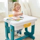 Багатофункціональний дитячий стіл і стільчик Bestbaby BS-8818 Green складаний навчальний для малювання навчання - зображення 7
