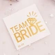 Флеш тату на дівич-вечір "Team Bride" з діамантом (B338) - зображення 2