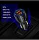Автомобильное зарядное устройство быстрая зарядка UC5777 Quick Charge 3.0 2 USB порта Black - изображение 2
