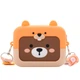 Силіконова сумочка Orange Bear Q Uncle Коричнево-Помаранчевий 12X4X10 cm (QMBO) - зображення 1
