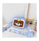 Силіконова сумочка Blue Bear Q Uncle Коричнево-Блакитний 12X4X10 cm (QMBB) - зображення 1