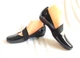 ​Балетки лаковые Clarks 37р UK5D EU38 черные 20-00441 - изображение 1