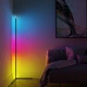 Угловой LED торшер Le Bloom с сенсорным пультом, регулируемой яркостью, 200 см, черный, 36 Вт - изображение 9