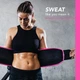 Спортивный пояс триммер для похудения Sports Research Sweet Sweat Waist Trimmer Pink M (талия до 97 см) - изображение 3