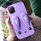 Чохол Funny-Bunny для Iphone 11 бампер гумовий заєць Бузковий - зображення 2