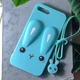 Чохол Funny-Bunny для Iphone 7 Plus / 8 Plus бампер гумовий заєць Блакитний - зображення 1