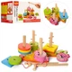 Деревянная игрушка Wooden toys пирамидка ключ геометрика рыбки с магнитами развивающая логика - изображение 1