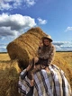 Стильная фетровая шляпа Канотье Бежевый - изображение 3