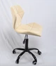 Кресло офисное Onder Mebli TORINO Б-Т МОЛОЧНЫЙ B-1020 BK - OFFICE - изображение 2
