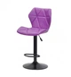 Стул барный Onder Mebli TORINO ЭК ПУРПУР 1010 BAR BK - BASE - изображение 1