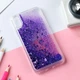 Чохол Glitter для Iphone X Бампер Рідкий блиск фіолетовий - зображення 1