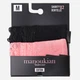 Набор трусиков слипы Manoukian Shorty-X2 -Femme 12890483-1 S Черный/Коралловый (3349610012575) - изображение 4