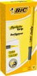 Набір текстових маркерів BIC Highlighter Grip 12 шт. Жовтих (70330312555) - зображення 8