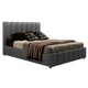 Кровать Лондон (Green Sofa) Серая 120х200 см 381117_36 - изображение 1