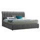 Кровать Манчестер (Green Sofa) Серая 160х200 см 381121_08 - изображение 1