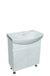 Тумба Bianco с умывальником Runa 60 (Kolo) (2 фасада) белая - изображение 1