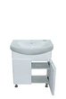 Тумба Bianco с умывальником Runa 60 (Kolo) (2 фасада) белая - изображение 4