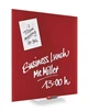 Доска стеклянная магнитно-маркерная 400x400 Magnetoplan Glassboard-Red (13401006) - изображение 3