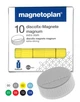 Магніти круглі феритові 34/2кг Magnetoplan Discofix Magnum Gray Set 10шт. (1660001) - зображення 3
