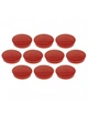 Магниты круглые ферритовые 30/0.7кг Magnetoplan Discofix Standard Red Set 10шт. (1664206) - изображение 1