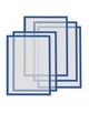 Рамки магнітні інформаційні A4 Magnetofix Frame Blue Set 5 шт. (1130303) - зображення 3