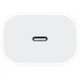 Мережевий зарядний пристрій для Apple IPhone 8/Х/11/12/13/14/ Pro/ProMax і Кабель Type-C to Lightning + Блок Type-C 20W USB-C Power AdapterUSB-C to Lightining 1м Foxconn Білий - зображення 2