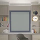 Римские шторы DECOLIV Блэкаут Перфект оливковый с графитовыми кантами 160*170 см - изображение 1