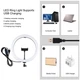 Кольцевая USB LED лампа Puluz PKT3061B 11.8" + штатив 1.65 м - изображение 3