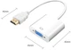 Адаптер STLab HDMI - VGA эмулятор монитора без дополнительных кабелей Белый (U-990 Pro BTC white) - изображение 6