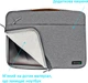 Чехол для ноутбука Grand-X SLX-15G 15" Grey - изображение 5