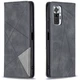 Чохол-книжка з кишеньками UniCase Geometric Pattern для Xiaomi Redmi Note 10 Pro - Black - зображення 1