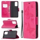 Чехол-книжка с рисунком UniCase Butterfly Pattern для Xiaomi Redmi Note 10 Pro - Rose - изображение 1