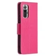 Чехол-книжка с рисунком UniCase Butterfly Pattern для Xiaomi Redmi Note 10 Pro - Rose - изображение 4