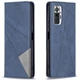 Чехол-книжка с кармашками UniCase Geometric Pattern для Xiaomi Redmi Note 10 Pro - Blue - изображение 1