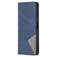 Чехол-книжка с кармашками UniCase Geometric Pattern для Xiaomi Redmi Note 10 Pro - Blue - изображение 4