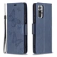 Чехол UniCase Butterfly Pattern для Xiaomi Redmi Note 10 Pro - Blue - изображение 2