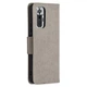 Чехол-книжка с рисунком UniCase Butterfly Pattern для Xiaomi Redmi Note 10 Pro - Grey - изображение 4