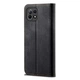 Чехол-книжка с кармашками UniCase Jeans Wallet для Xiaomi Mi 11 Lite / 11 Lite NE - Black - изображение 3
