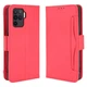 Чехол-книжка с кармашками Deexe Wallet Stand для OPPO Reno 5 Lite - Red - изображение 1